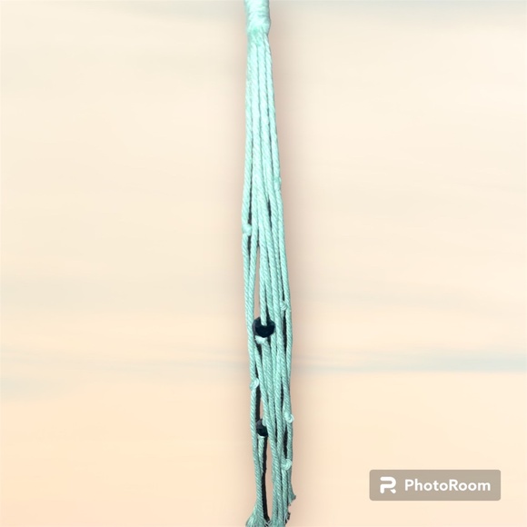 Custom Hand Crafted Macrame Plant Hanger with Pot - Picture 7 of 9